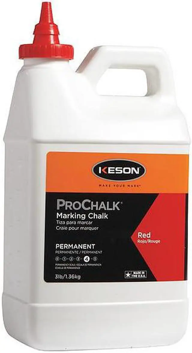 Alt view image 2 of 3 - Keson Marking Chalk Concentrate,Red,3 Lb  PM103RED