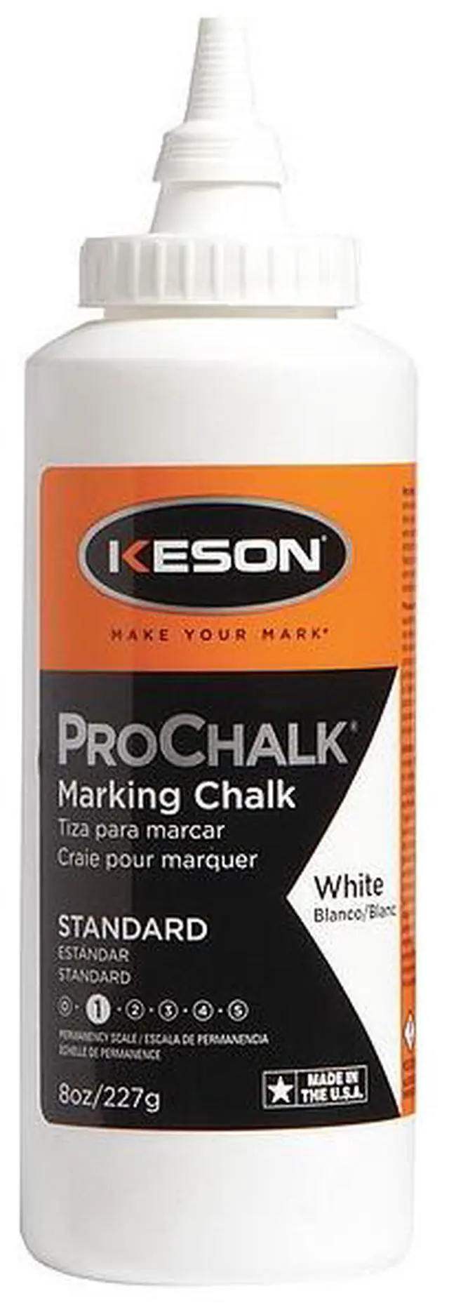 Main image of KESON 8W Marking Chalk Refill,White,8 Oz