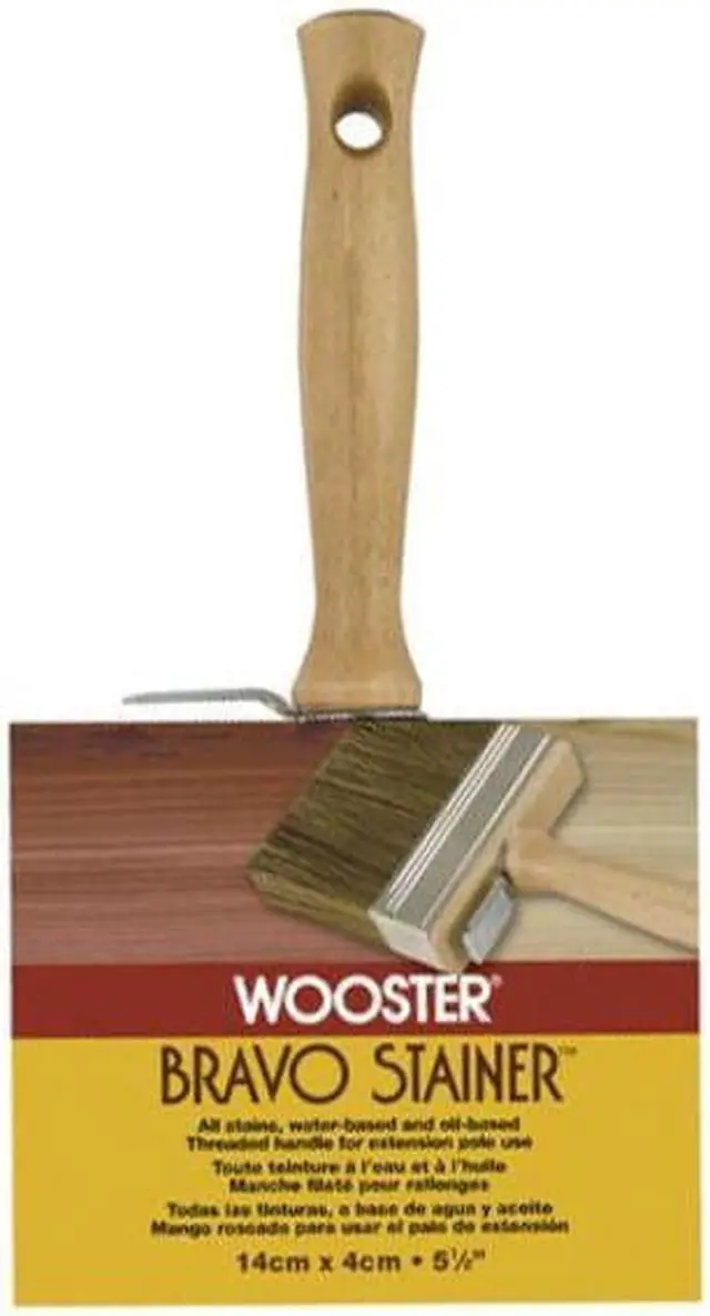 Alt view image 9 of 10 - WOOSTER F5119-5 1/2 5-1/2" Flat Sash Paint Brush, Polyester Bristle