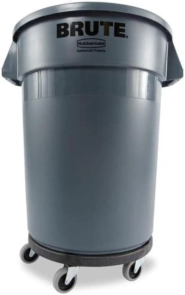 Alt view image 6 of 9 - RUBBERMAID FG264000BLA 250 lb.Container Dolly for 55 gal.