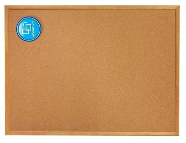 Alt view image 9 of 13 - QUARTET 308 Cork Bulletin Board 48"H x 96"W, Board Frame Material: Fiberboard
