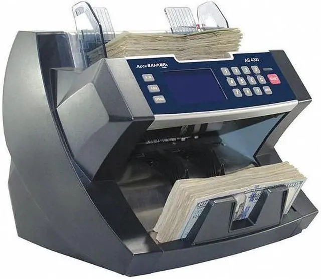 Alt view image 3 of 10 - ACCUBANKER AB4200 Bill Counter,300 Bills Capacity