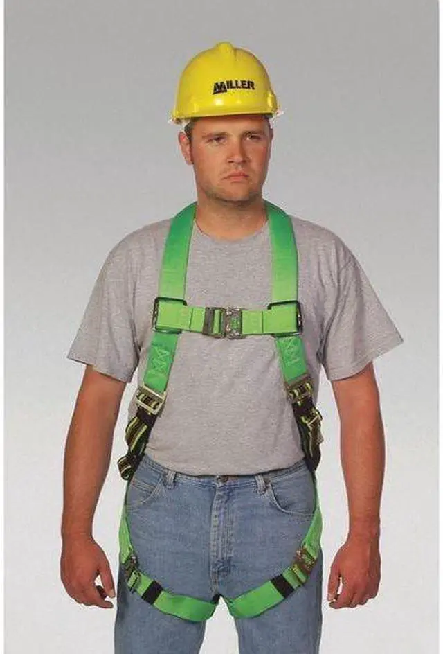 Alt view image 3 of 4 - HONEYWELL MILLER P950QC/UGN Duraflex Python(R) Ultra Full Body Harness, L/XL,