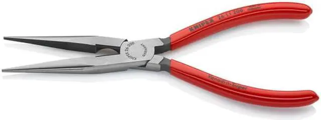 Alt view image 3 of 7 - Knipex Needle Nose Plier, 8" L, 11/16" Jaw  Vanadium Steel  26 11 200