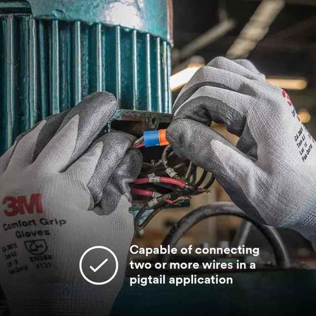 Alt view image 6 of 6 - 3M O/B+Jug Twist On Wire Connector,22-12 AWG,PK500