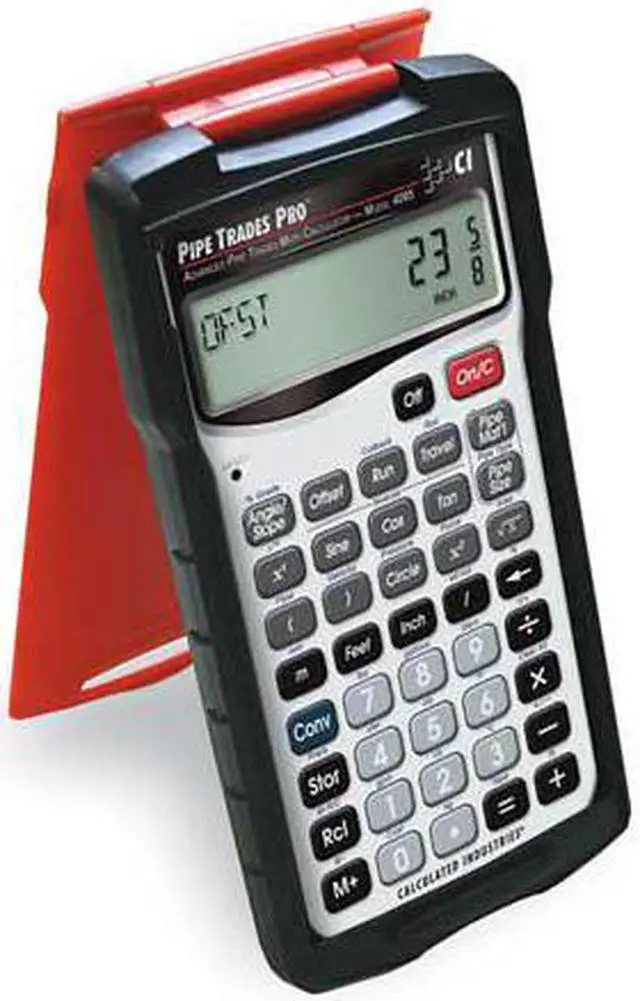 Alt view image 2 of 12 - Construction Calculator,PipeTrades CALCULATED INDUSTRIES 4095