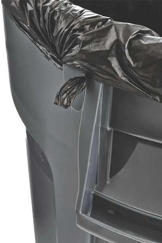 Alt view image 3 of 5 - RUBBERMAID COMMERCIAL FG263273BLUE 32 gal Round Recycling Bin, Open Top, Blue,