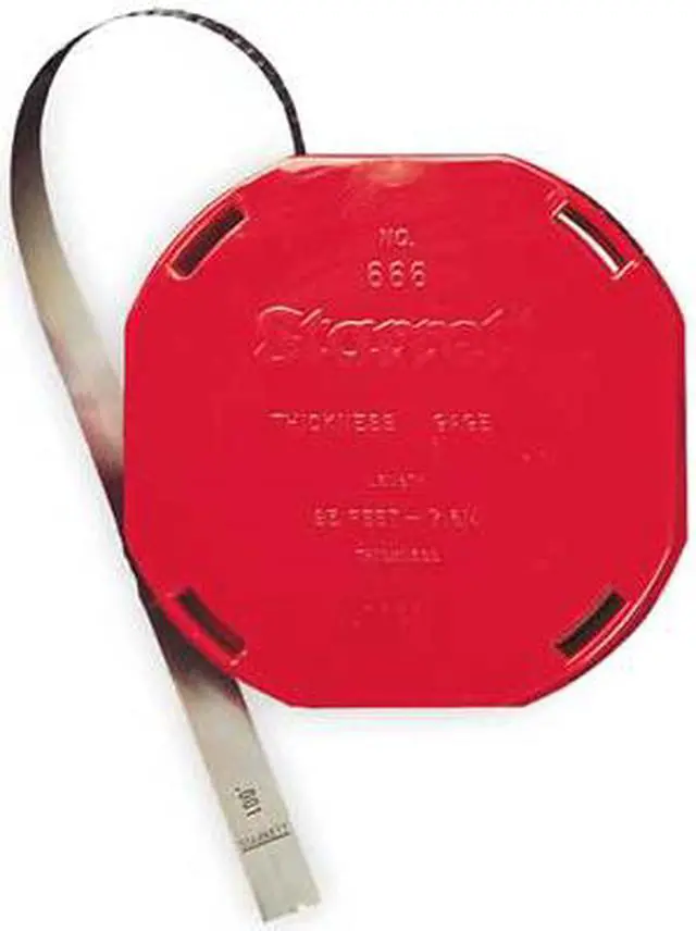 Alt view image 4 of 4 - STARRETT 666-1 Thickness Gage Stock,1 Straight Leaf