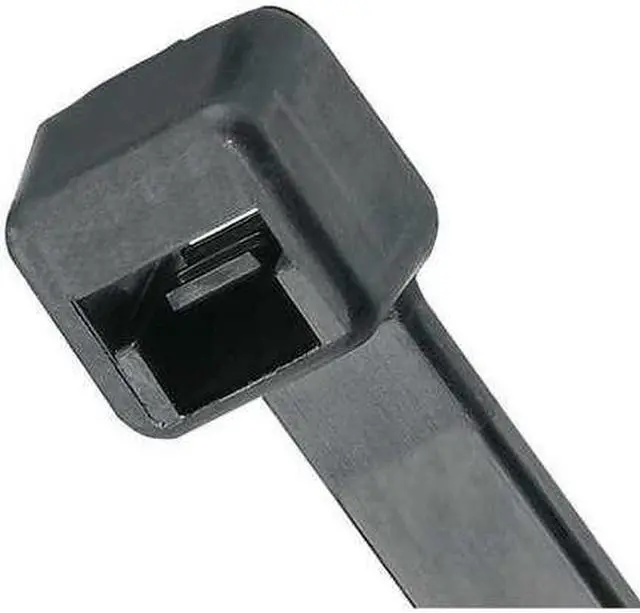 Alt view image 4 of 4 - PANDUIT PLT9LH-L0 30.50" L, 0.30" W, Black Nylon Cable Tie, PK 50