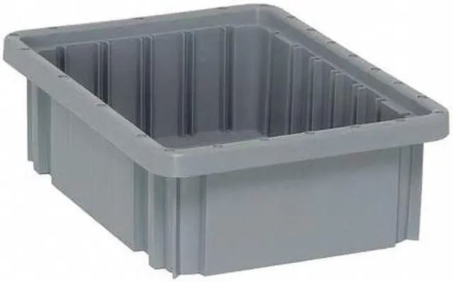 Alt view image 2 of 4 - QUANTUM STORAGE SYSTEMS DG91035GY Gray Divider Box 10 7/8 in x 8 1/4 in x 3 1/2
