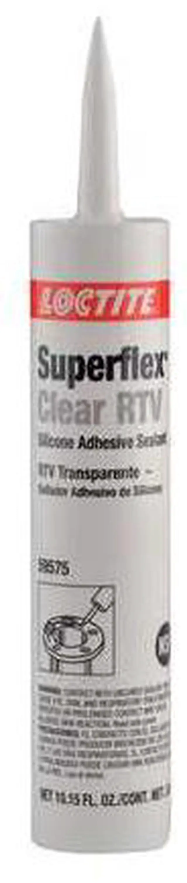 Main image of LOCTITE 193999 General Purpose RTV Silicone Sealant, 300 mL, Clear, Temp Range