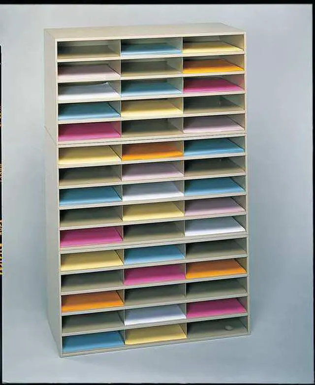 Alt view image 5 of 6 - DURHAM MFG 434-75 Literature Organizer,15 Compartments