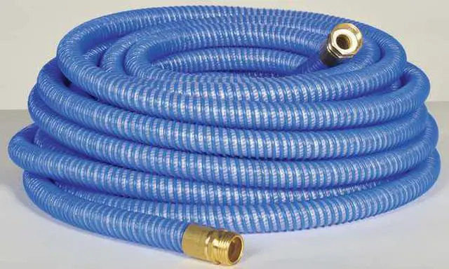 Alt view image 4 of 6 - TUFF GUARD PGH-50-BL 5/8 in ID x 50 ft L Water Hose, TPE Tube, Blue, Brass x