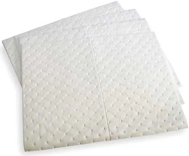 Alt view image 5 of 7 - BRADY SXT100 Sorbent Pad, Oil, 19 gal Vol Absorbed per Pkg, 15 in x 19 in,