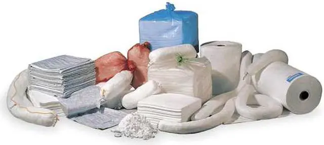 Alt view image 4 of 8 - BRADY ENV50 Sorbent Pad, 50 gal, 30 in x 30 in, Oil, White, 50 PK
