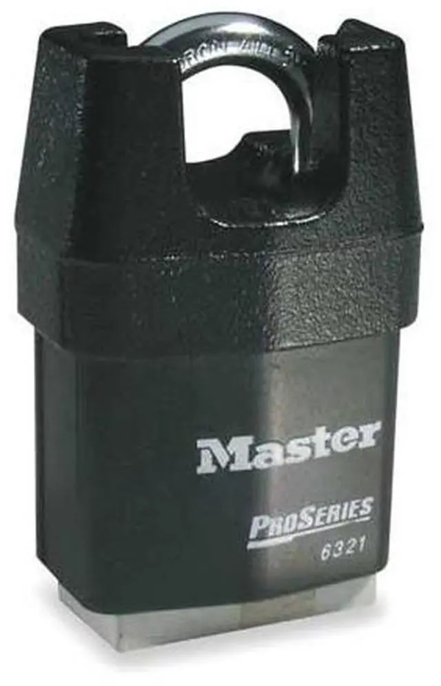 Alt view image 6 of 8 - Master Lock, LLC Rekeyable Padlock Pro Series High Security 2.125"Wide BK 6321