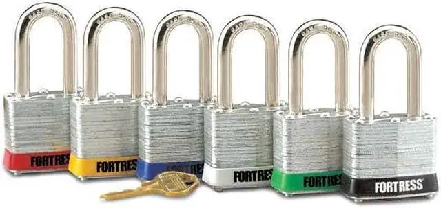 Alt view image 5 of 5 - ZORO SELECT 1803LHBLK Lockout Padlock, Keyed Different, Steel, Black, 2 in