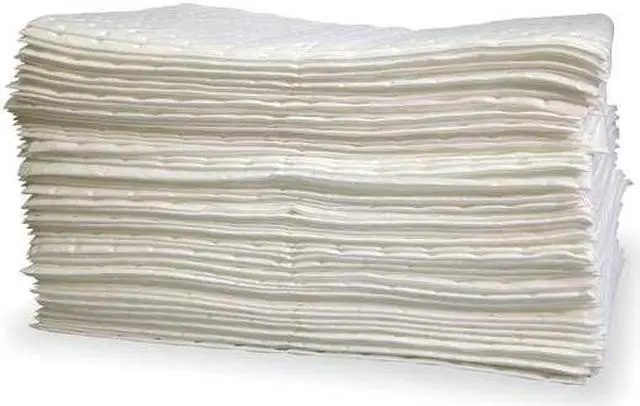 Alt view image 4 of 8 - BRADY SXT30DP Sorbent Roll, 37 gal, 30 in x 150 ft, Oil, White, Polypropylene