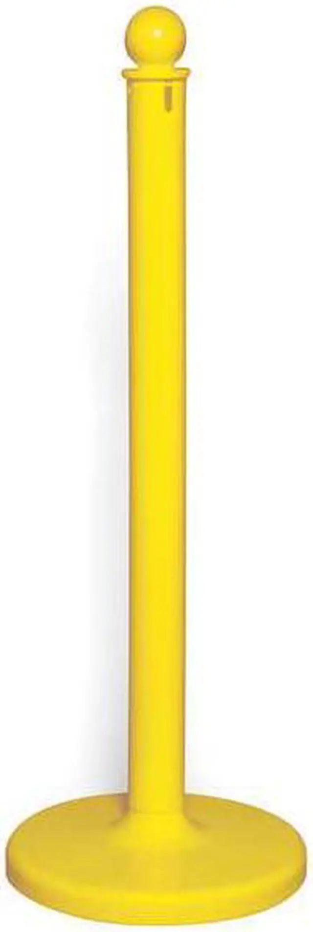 Alt view image 6 of 6 - ZORO SELECT 96402-6 2.5" Diameter Plastic Stanchion - Yellow, 40 in Height, 6 pk