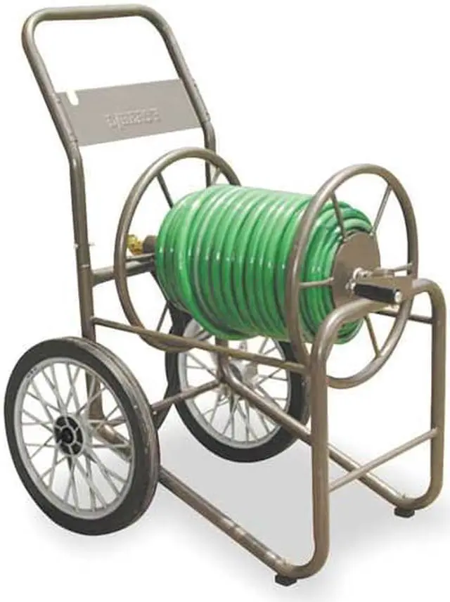 Alt view image 8 of 11 - LIBERTY GARDEN 2LRK8 Portable Hose Cart,Steel,17 In. Dia.
