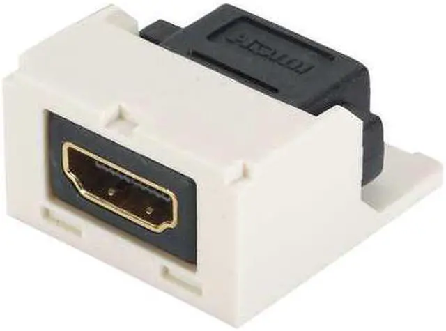 Alt view image 2 of 7 - PANDUIT CMHDMIWH HDMI Coupler Module,Mini-Com,White