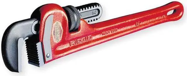 Alt view image 5 of 9 - RIDGID 31015 12 in L 2 in Cap. Cast Iron Straight Pipe Wrench