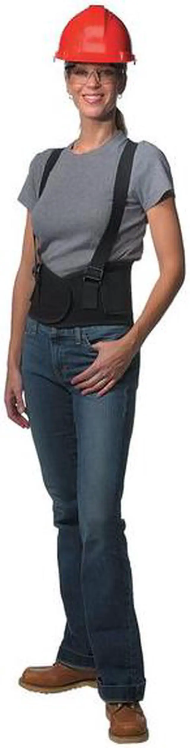 Alt view image 3 of 5 - CONDOR 3RVA7 Back Support,Elastic,XL,Black