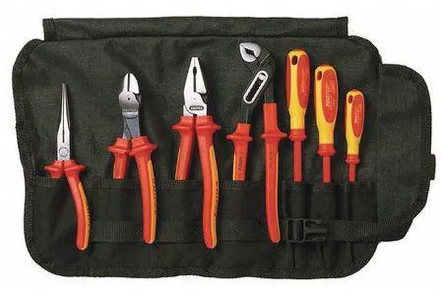 Alt view image 3 of 3 - KNIPEX 9K 98 98 27 US Insulated Tool Set,7 pc.
