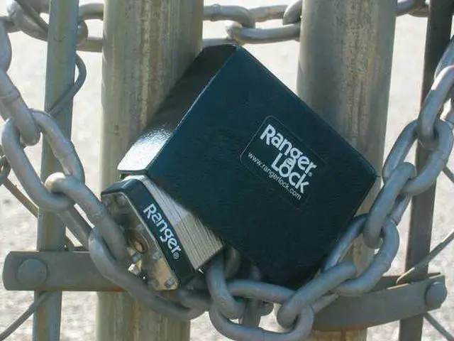 Alt view image 6 of 6 - Protect lock securing chain or cable