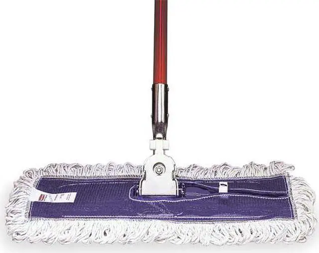 Alt view image 5 of 5 - RUBBERMAID COMMERCIAL FGE05200WH00 18 in L Finish Mop, Looped-End, White