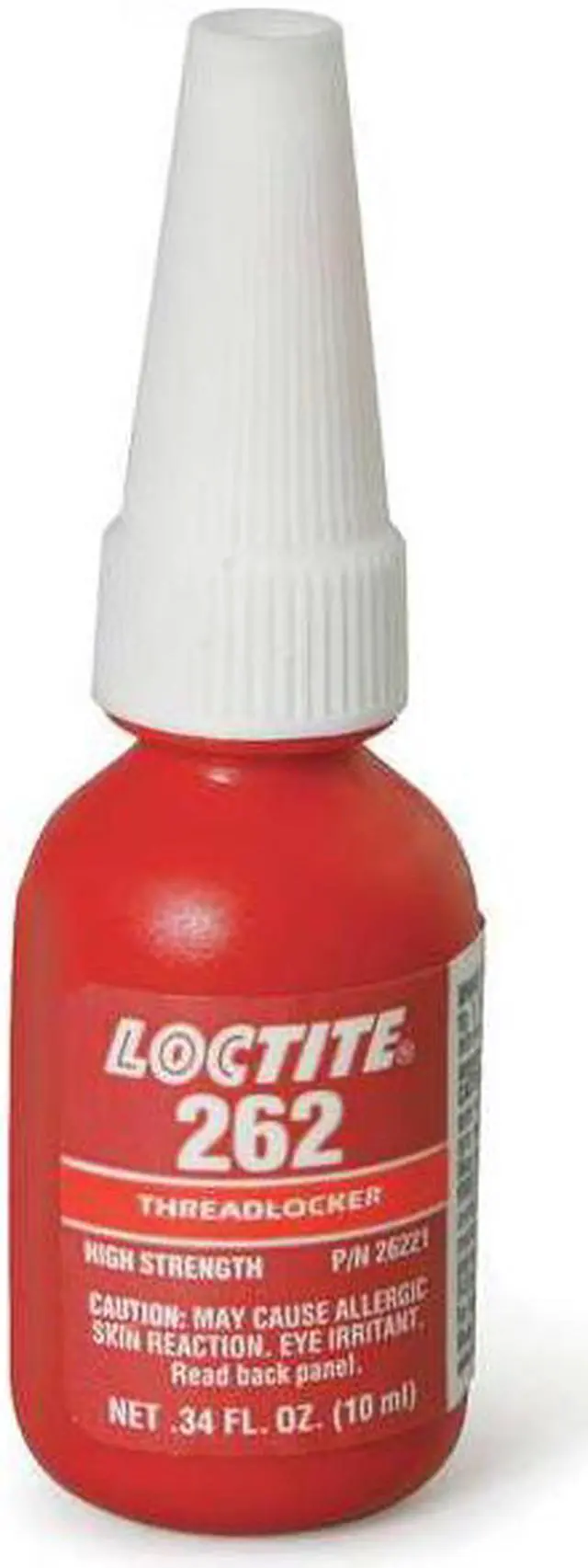 Alt view image 6 of 6 - LOCTITE 231926 Threadlocker, LOCTITE 262, Red, High Strength, Liquid, 10 mL