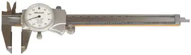 Main image of MITUTOYO 505-736 Dial Caliper,6In,0.100/Rev,Carbide