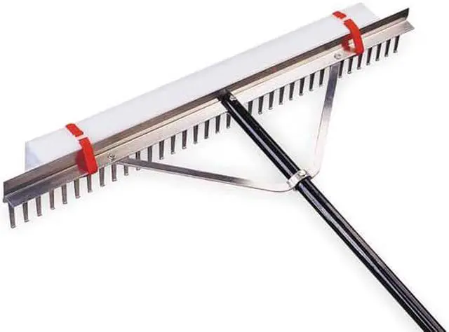 Alt view image 3 of 7 - SEYMOUR MIDWEST 86036GR 36 in Aluminum Lake Rake, 36 Tines, 132 in L Aluminum