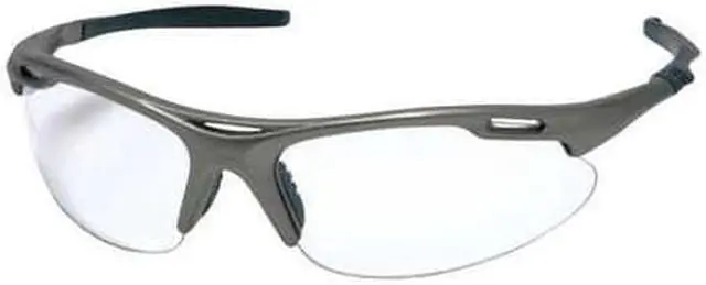 Alt view image 2 of 2 - Pyramex Clear Safety Glasses, Scratch-Resistant, Half-Frame PYRAMEX SGM4510D