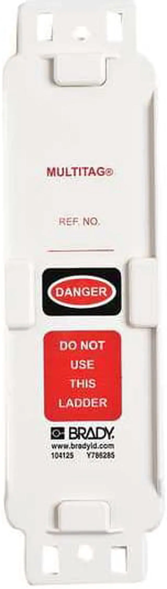 Alt view image 4 of 6 - BRADY LAD-EITL521 Laddertag(tm) Insr,6-1/2 x 2 In,PK100