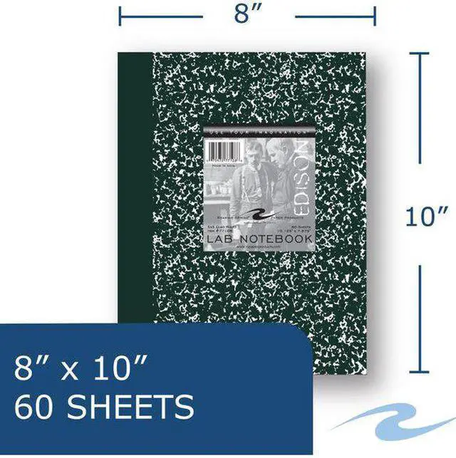 Alt view image 9 of 12 - ROARING SPRING 77108 Lab Notebook,8 in. x 10 in.,Green