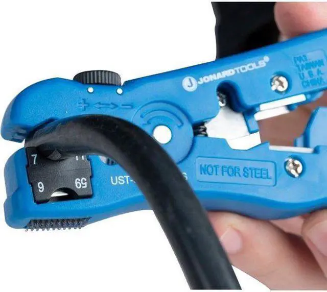 Alt view image 5 of 9 - JONARD TOOLS UST-500 5 in Universal Cable Stripping Tool RG59/6 and 7/11