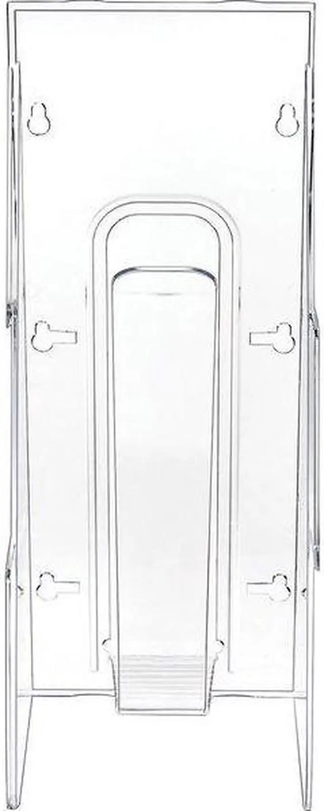 Alt view image 5 of 8 - DEFLECTO 55601GR Leaflet Holder,1 Compartment,Clear