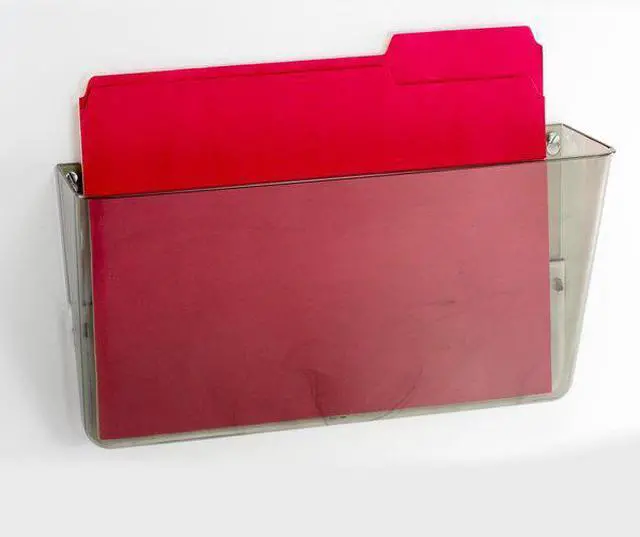 Alt view image 9 of 11 - Officemate International Corp OIC21431 Wall File- 13in.x4-.13in.x7in.- Letter- Smoke