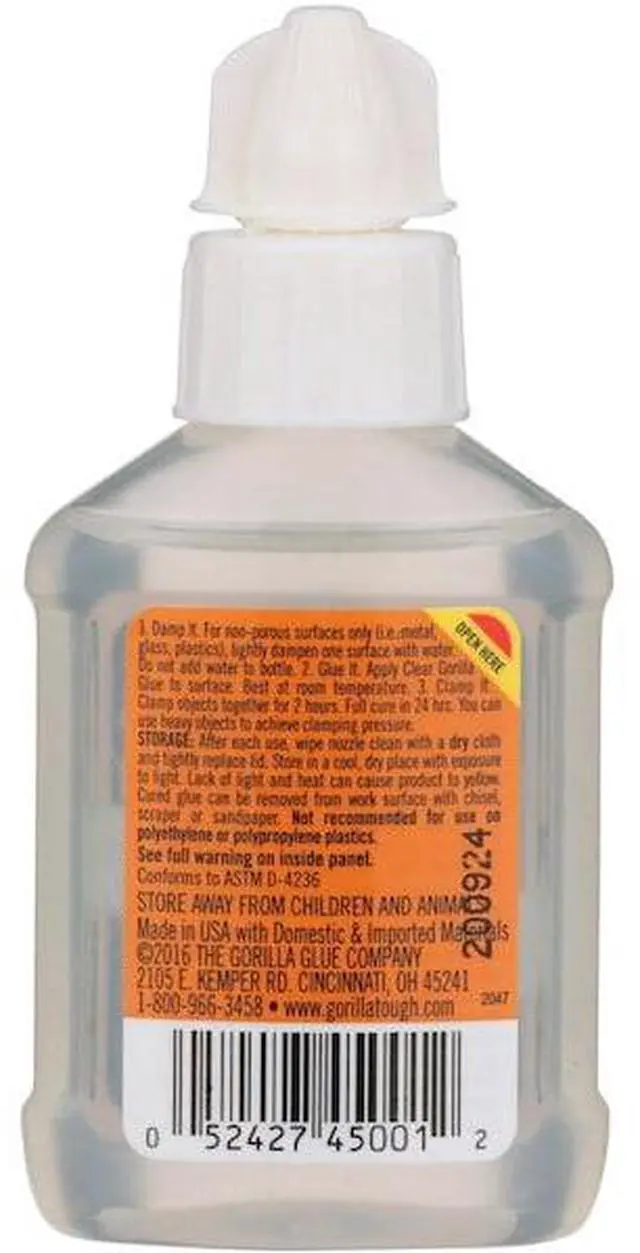Alt view image 10 of 14 - GORILLA GLUE 4500102 Spray Adhesive, Clear, 24 hr Full Cure, 14 oz, Aerosol Can