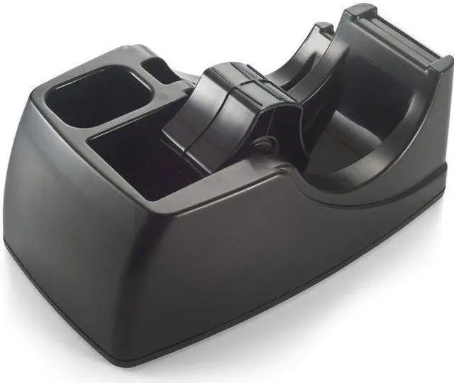 Alt view image 19 of 20 - Officemate Recycled 2-in-1 Heavy Duty Tape Dispenser 1" and 3" Cores Black 96690
