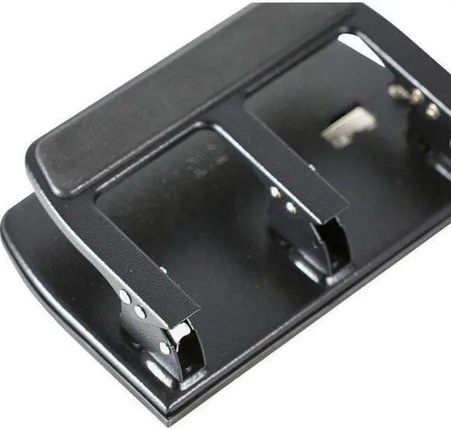 Alt view image 16 of 20 - Officemate Heavy-Duty Punch 3HP 9/32" Holes 40 Sht Cap. Metal Black 90089