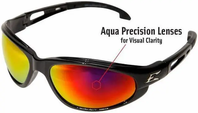 Alt view image 8 of 8 - EDGE EYEWEAR SWAP119 Dakura, Safety Glasses, Anti-Scratch, Light Blue Precision