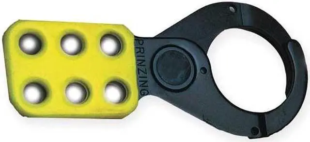 Alt view image 8 of 9 - BRADY T220 Lockout Hasp, Standard, 6 Lock, 5 In. L, Color: Yellow