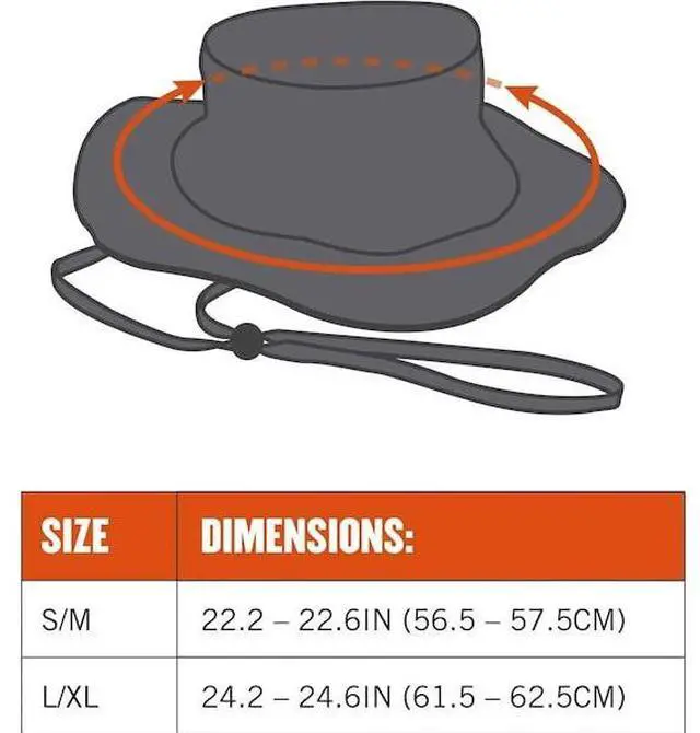 Alt view image 2 of 4 - ERGODYNE 8935MF Cooling Hat,Lime,Solid,L/XL Size