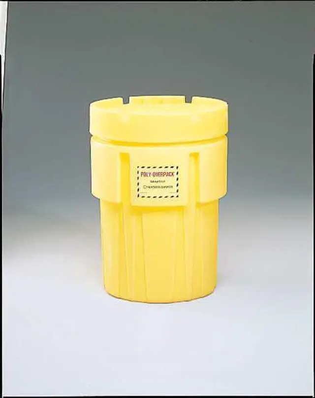 Alt view image 3 of 4 - ENPAC 1065-YE Open Head Salvage Drum, Polyethylene, 65 gal, Unlined, Yellow