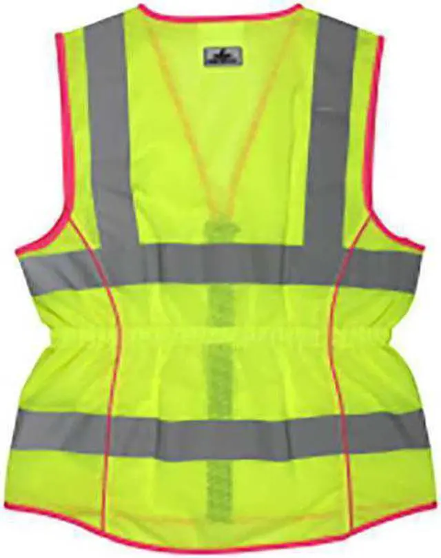 Alt view image 3 of 3 - MCR SAFETY LVCL2MLM High Visibility Vest,M Size,Women