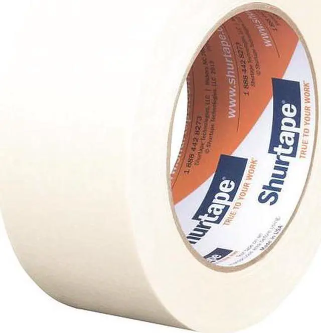 Alt view image 9 of 11 - Shurtape CP-105 General-Purpose Grade Crepe Paper Masking Tape: 1 in x 60 yds. (Natural) - OEM