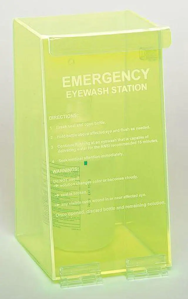 Alt view image 3 of 4 - ZORO SELECT 3PVL7 Eyewash Station in Fluorescent Green