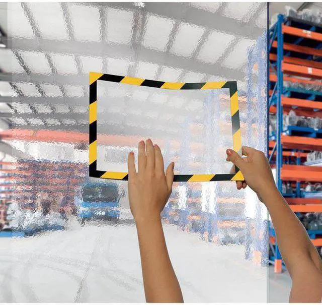 Alt view image 6 of 11 - Durable 4770130 Twin-color Border Self-adhs Security Frame